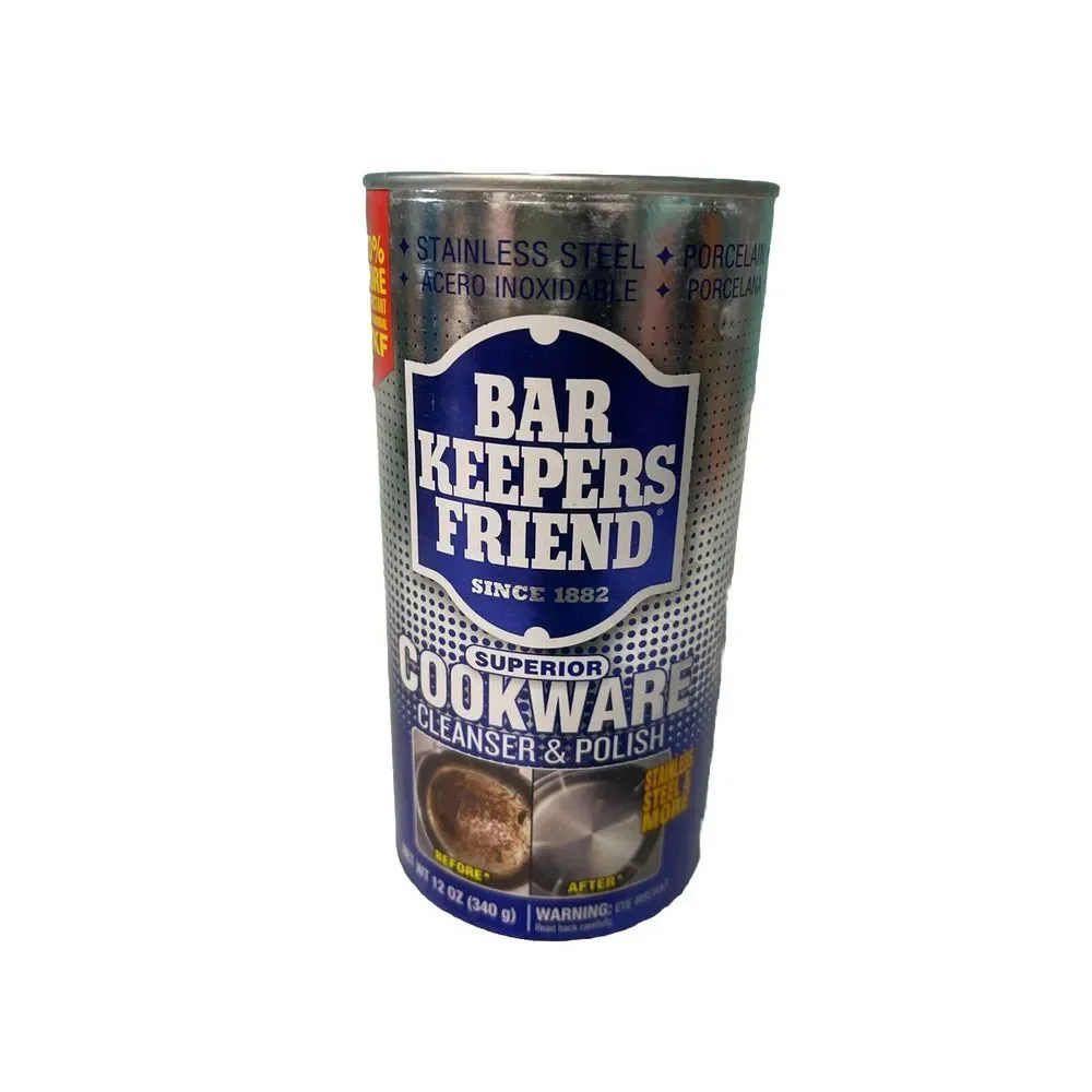 Bar Keepers Friend Superior Cookware Cleanser Polish Cleaner Powder,‎ 12 Ounce